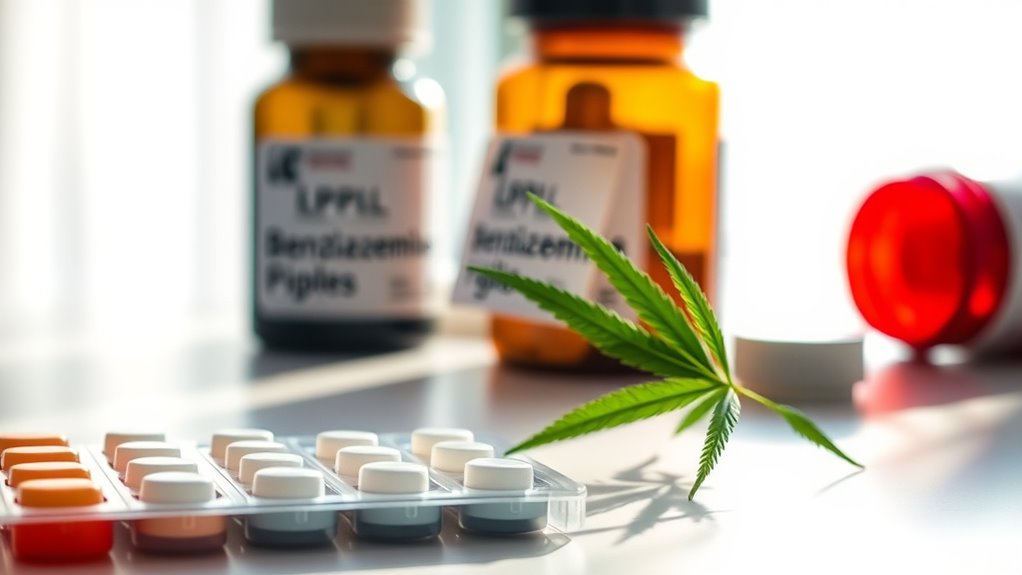 Ryzyko interakcji między cannabis a benzodiazepinami