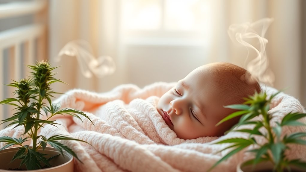 Ekspozycja na marihuanę zaburza sen niemowląt
