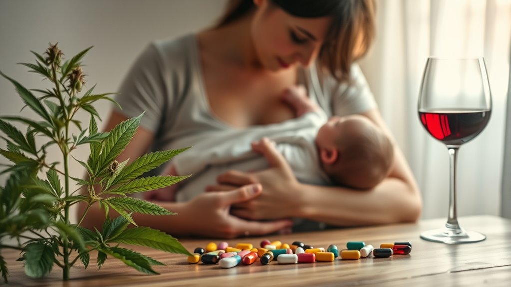 substancje psychoaktywne i karmienie piersią
