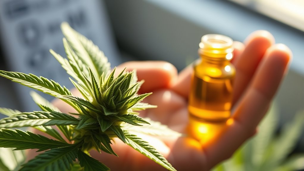 THC wpływa na regulację hormonalną